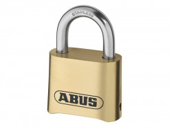 ABUS Combination Padlock 53mm Brass Nautilus 180IB Series Carded - ABU180IB50C
