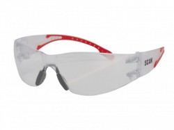 Scan Flexi Clear Safety Glasses Spectacles