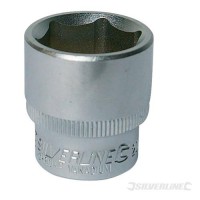Silverline 138714 Socket 3/8\" Drive Metric 9mm 