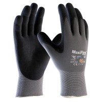 ATG Keypoint Maxiflex Ultimate Palm Coated Knitwrist Black Glove - Extra Large Size 10