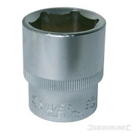 Silverline 801702 Socket 1/2\" Drive Metric 9mm 