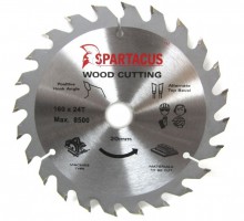 Spartacus 160 x 24T x 20mm Wood Cutting Circular Saw Blade