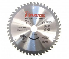 Spartacus 160 x 48T x 20mm Wood Cutting Circular Saw Blade