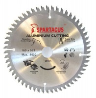 Spartacus 160 x 56T x 20mm Aluminium Cutting Circular Saw Blade
