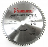 Spartacus 305 x 60T x 30mm Aluminium Cutting Circular Saw Blade