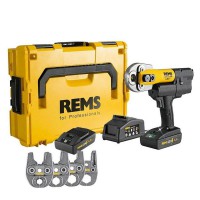 REMS 578X14 Cordless Mini-Press Pipe Press Fit Crimp Gun 22V Promotion Pack - REMS578X14-R220G