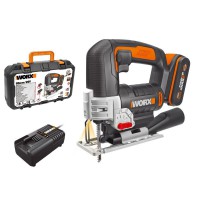 Worx WX543 Cordless Jigsaw 20V With Battery + Charger & 1 Blade