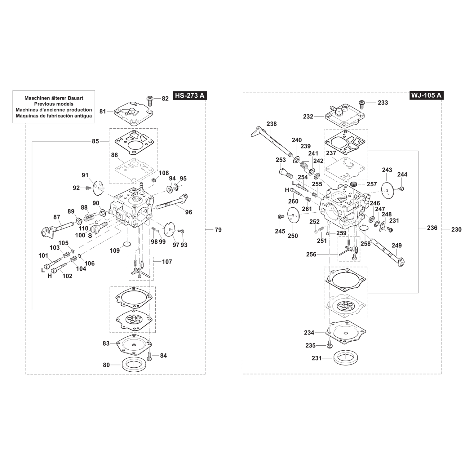 Spares for Makita Dpc7311 14" Disc Cutter SPARE_DPC7311 from Power Tool