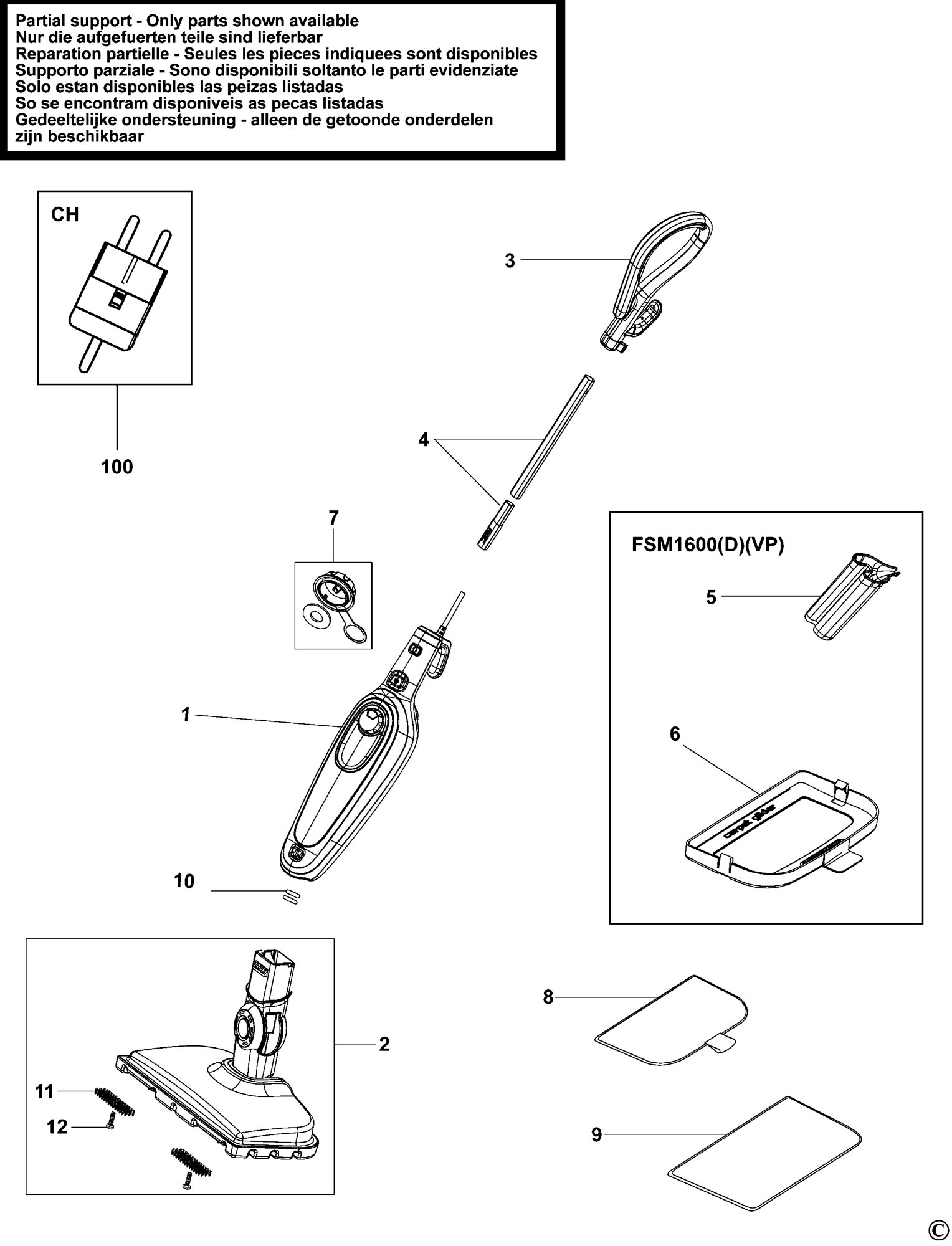 Spares for Black & Decker Fsm1600 Steam Mop (type 1) SPARE_FSM1600/TYPE ... Spares for Black & Decker Fsm1600 Steam Mop (type 1) SPARE_FSM1600/TYPE ...