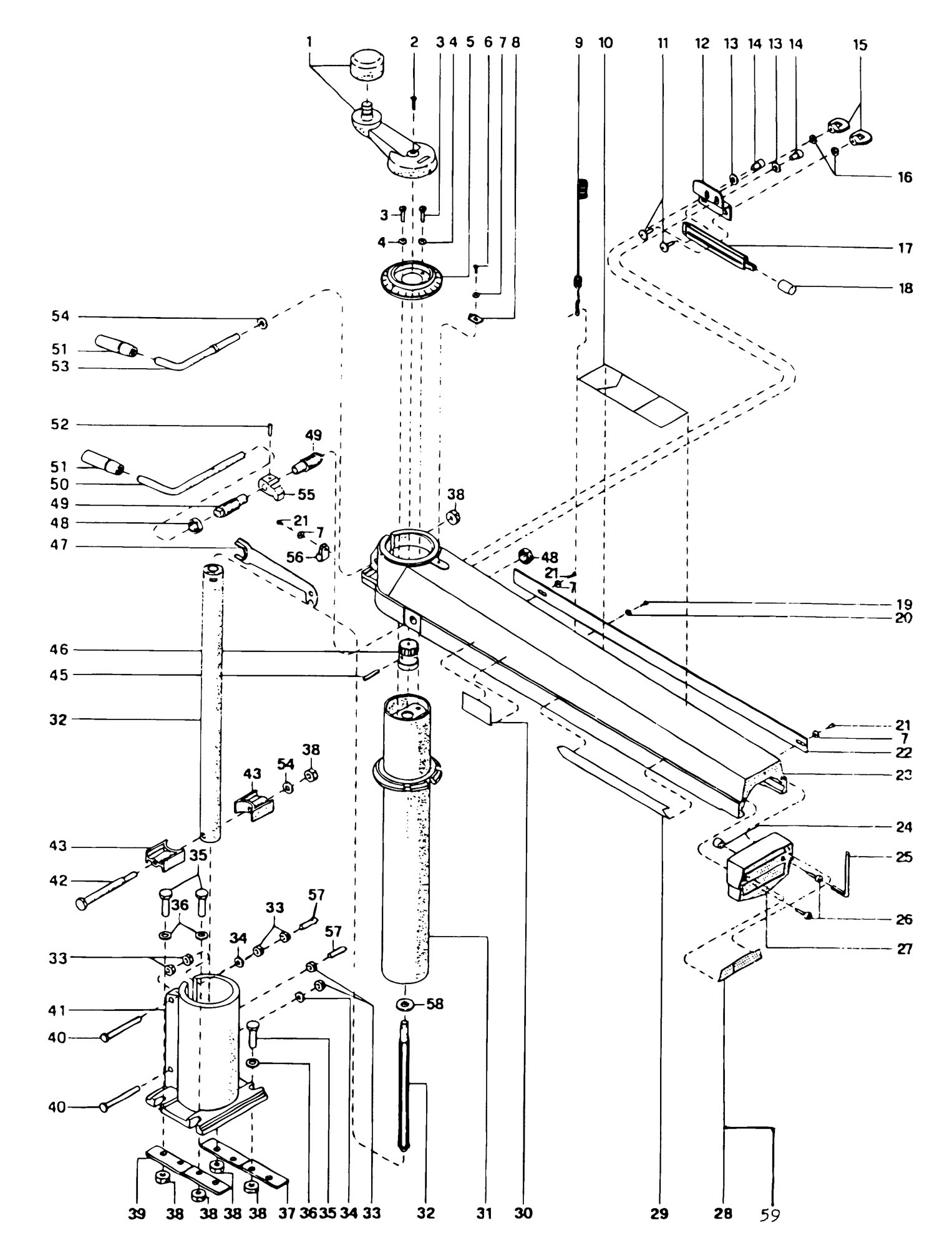 Dewalt Radial Arm Saw Parts Diagram