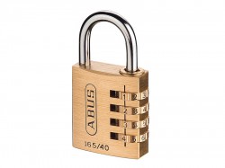 ABUS Combination Padlock 40mm Brass 165 Series - ABU16540C