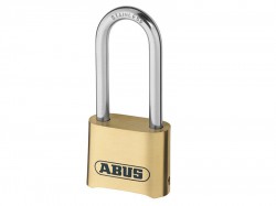 ABUS Combination Padlock 53mm Brass Long Shackle Nautilus 180IB Series Carded - ABU180IB50LC