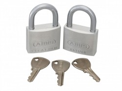 ABUS Padlock 40mm Titalium 64TI Series Twin Pack - ABU64TI40TC