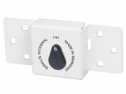 ABUS Integral Van Lock White 141 Series with 70mm 23 Series Diskus Padlock - ABUVANLOCK