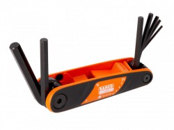 Bahco Hex Key Set 7 Piece 2.5mm-10mm Folding