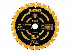 DeWalt DT10300 Corded Extreme Framing Circular Saw Blade 165mm x 20mm 24T