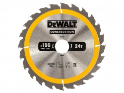 DEWALT Construction Circular Saw Blade 190 x 30mm x 24T