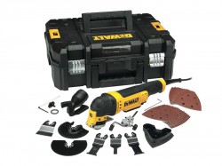 DeWalt DWE315KT 230 Volt Oscillating Multi Tool Quick Change Kit with TSTAK 300W