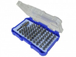 Faithfull Titanium Screwdriver Bit Set Cv 61pc