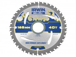 IRWIN Weldtec Circular Saw Blade 165 x 30mm x 40T ATB - 1897366