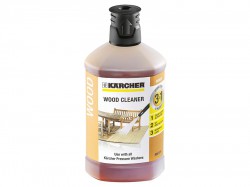 Karcher 62957570 3 in 1 Wood Decking Pressure Washer Detergent Cleaner 1 Litre Bottle for K2 K4 - Plug & Clean
