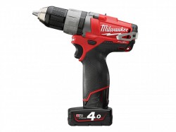 Milwaukee M12 CDD-402C Fuel Compact Cordless Drill Driver 12 Volt 2 x 4.0ah Li-Ion