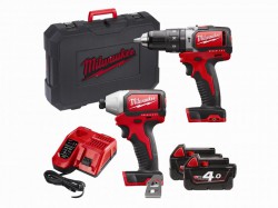 Milwaukee M18 BLPP2B-402C Brushless Twinpack 18 Volt 2 x 4.0Ah Li-Ion