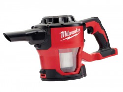 Milwaukee M18 CV-0 Compact Hand Vac 18 Volt Bare Unit