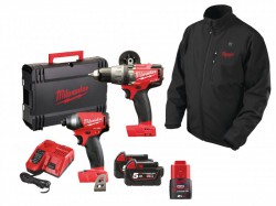 Milwaukee M18FPP2A-523X Fuel™ Prom Twinpack 18 Volt 2 x 5.0Ah 12 Volt 1 x 2.0Ah Li-Ion