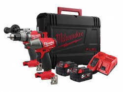 Milwaukee M18 ONEPP2B-502X Fuel ONE-KEY Twin Pack 18 Volt 2 x 5.0Ah Li-Ion