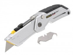 Stanley XTHT0-10502 2 in 1 Folding Twin Blade Utility Knife - Straight & Hooked Blade