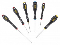 Stanley FatMax 0-65-492 6 Piece Replacement Vanadium Steel Precision Screwdriver Set