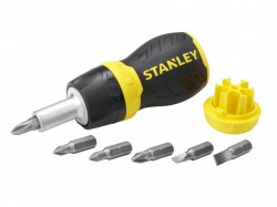 Stanley Multibit Stubby Screwdriver With Bits