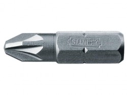 Stanley Pozidriv 2 Point Insert Bits Set of 3 25 mm 0-68-949