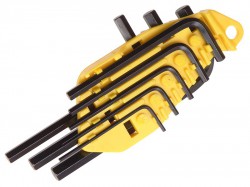 Stanley  0-69-252 Set of 8 Keys Allen Hex Key Set - AF