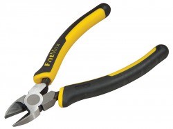 Stanley Fatmax 0-89-858 Angled Diagonal Cuttting Plier 150mm / 6\" Bi-Metal Handles