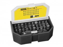 Stanley 1-13-903 Pack of 31 Screwdriver Bit Set & Holder - SL PH PZ TX Hex