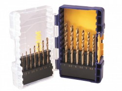 XMS Irwin Tools 13 Piece HSS Pro Titanium Drill Bit Set - IW3038503