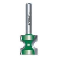 TREND C067X1/4TC STAFF BEAD 2MM RAD X 12.7MM CUT    