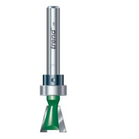 TREND C162AX1/4TC DOVETAIL 15MM DIA X 104 DEG GUIDED 