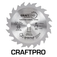 Trend CSB/16512TB Craft Saw Blade 165mm X12t X30 Thin