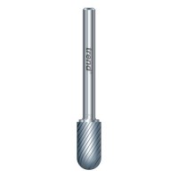 TREND S49/21X3MMSTC S/CARBIDE BURR 6MM DIA BALL NOSE   