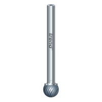 TREND S49/24X3MMSTC S/CARBIDE BURR 6MM DIA BALL END    