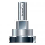 Shank Mounted Bearing Guided Intumescent Recesser