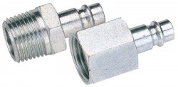 DRAPER 1/8\" BSP MALE NUT PCL EURO COUPLING ADAPTOR (SOLD LOOSE)