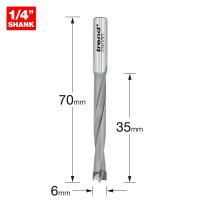 Trend C175X1/4TC Dowel Drill 6mm X 35mm Cut         