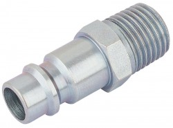 DRAPER 1/4\" BSP MALE NUT PCL EURO COUPLING ADAPTOR (SOLD LOOSE)