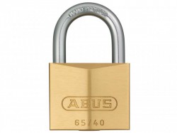 ABUS Padlock 40mm Brass 65 Series Carded - ABU6540C