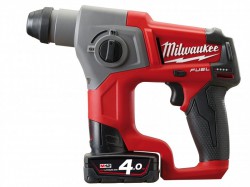 Milwaukee M12 Fuel™ CH-402C SDS Hammer 12 Volt 2 x 4.0Ah Li-Ion