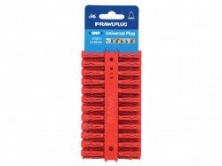Rawlplug Red UNO® Plugs 6mm x 28mm - Pack of 96